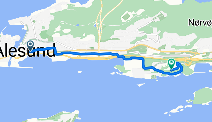 Keiser Wilhelm-gata, Ålesund nach Volsdalsberga, Ålesund