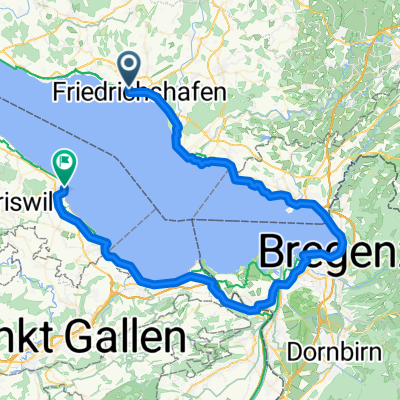 Radtour 2 von Friedrichshafen - Lindau - Bregenz - Romanshorn