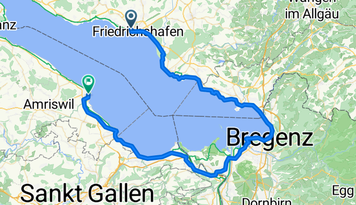 Radtour 2 von Friedrichshafen - Lindau - Bregenz - Romanshorn