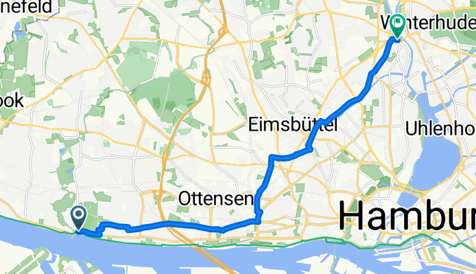 Hans-Leip-Ufer, Hamburg nach Ludolfstraße, Hamburg