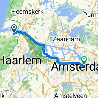 Lange Nieuwstraat, IJmuiden to De Ruijterkade, Amsterdam