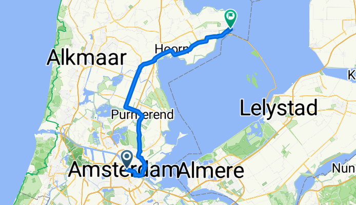 De Ruijterkade, Amsterdam to Hoogstraat, Enkhuizen