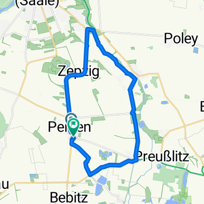 Peißener Hauptstraße nach Peißener Hauptstraße
