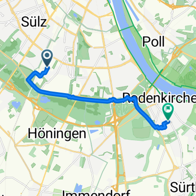 Neuer Weyerstraßerweg, Köln nach Rotdornstraße, Köln