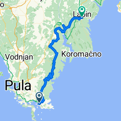 Medulin to Labin
