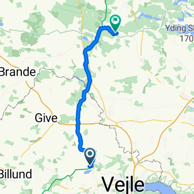 Plantagevej 2N nach Lystrupmindevej