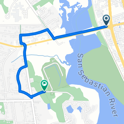 Route to Joe Pomar Park