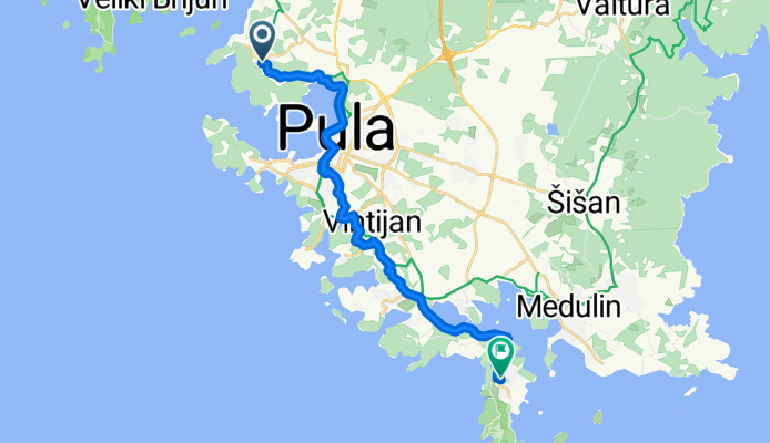 From Pula to Medulin
