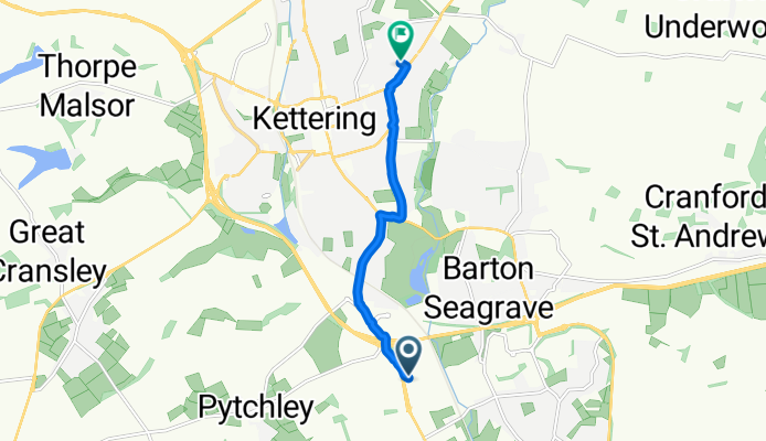 Pytchley, Kettering to Summer Crescent, Kettering