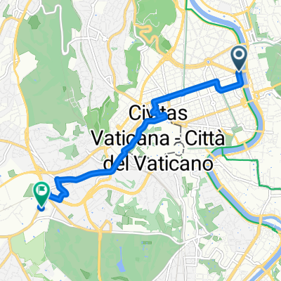 Da Via Pasquale Stanislao Mancini a Via di Torre Rossa