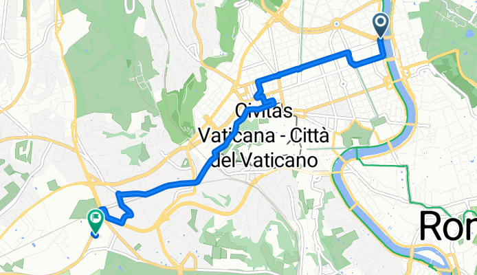 Da Via Pasquale Stanislao Mancini a Via di Torre Rossa