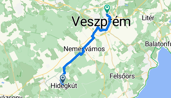 Ifjúság utca, Hidegkút - Haszkovó utca, Veszprém
