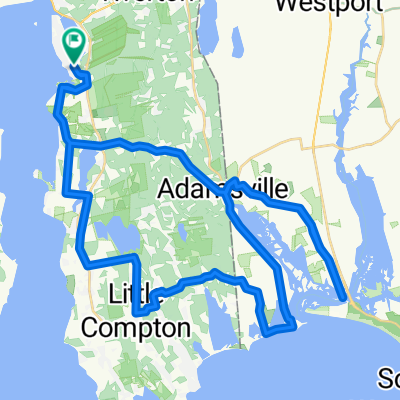 Indian Point Rd, Tiverton to Indian Point Rd, Tiverton