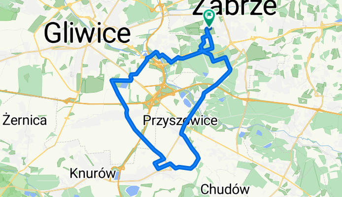 Stefana Czarnieckiego, Zabrze do Stefana Czarnieckiego, Zabrze