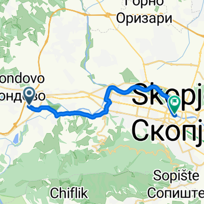 Street 1723, Skoplije nach Steinbrücke, Skoplije