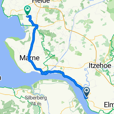 Am Markt, Glückstadt to 4. Querweg, Nordermeldorf