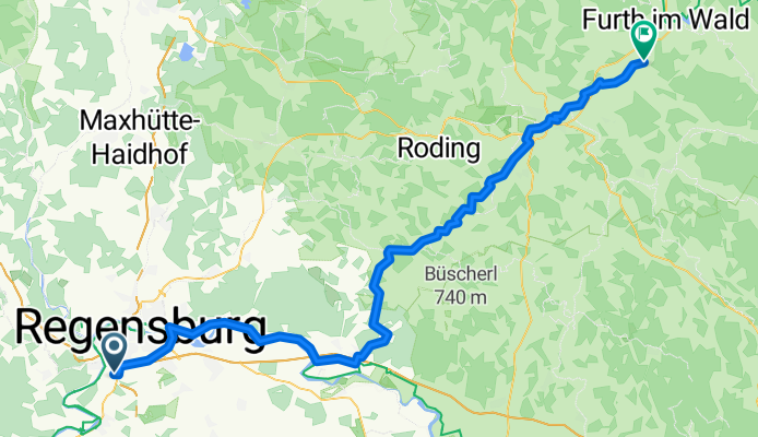 Von Großberg, Niedergebraching, Graßlfing, Matting, Hohengebraching, Neudorf, Seedorf, Poign, Oberirading, Hölkering bis Arnschwang