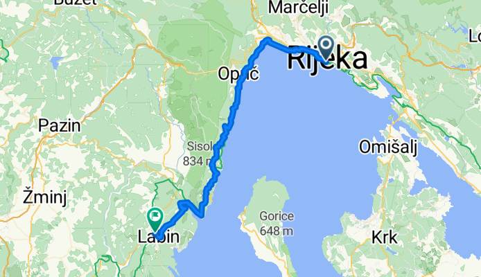 From Rijeka to Labin