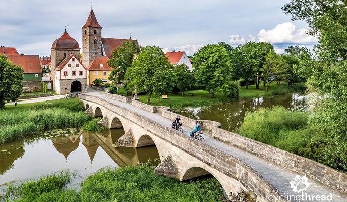 Photo 1 of the Bikemap route "Tauber-Altmühl Cycle Route - Rothenburg ob der Tauber to Kelheim"