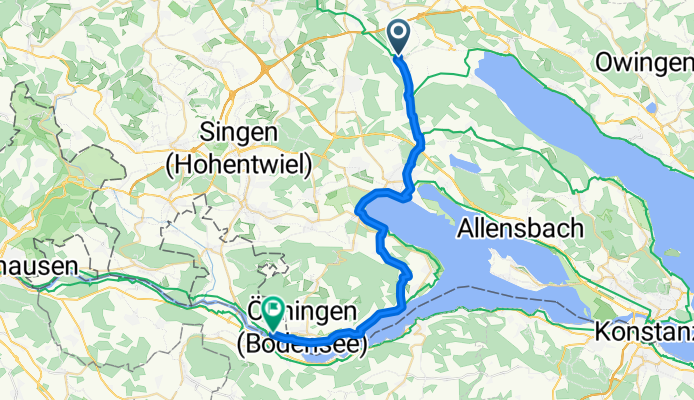 Leonhardstraße, Stockach nach Oberstadt, Stein am Rhein