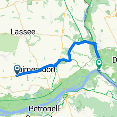 Kopfstetten nach Slovanské nábrežie