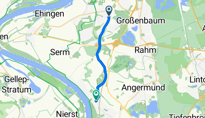 K1 nach Vikarieweg