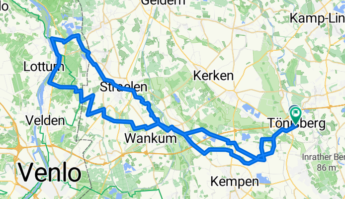 Tbg-St.Hubert-Straelen-Arcen-Wachtendonk-St.Hubert-Tbg.