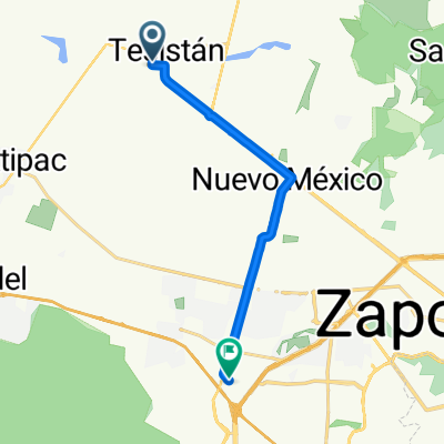 De Calle Zaragoza 86c a Avenida Aviación