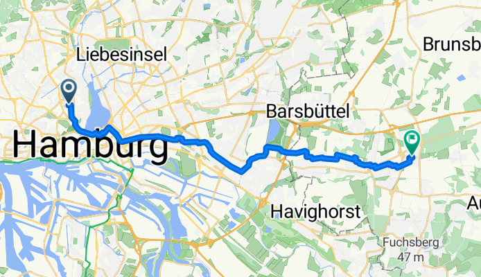 Rutschbahn, Hamburg nach Op den Stüben, Reinbek