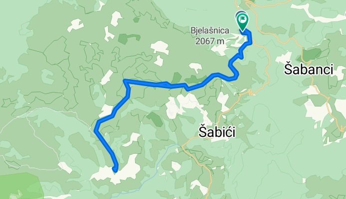 Route to Babin do, Sarajevo