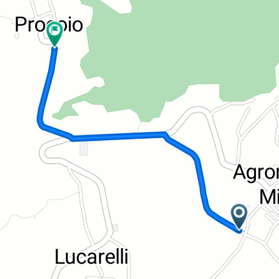 Da Vico VIII Provinciale a Contrada Pantoni