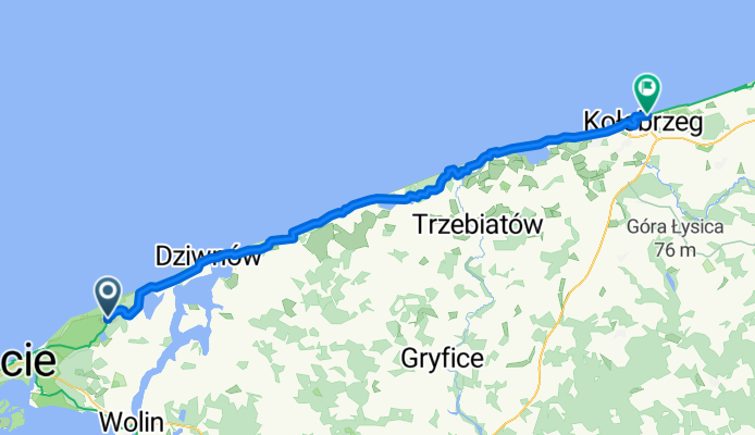 Międzyzdroje - Kołobrzeg