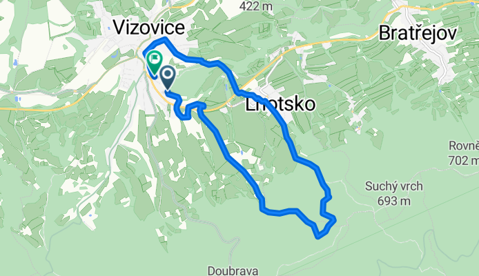 Vizovice, Dubovsko, Lhotsko, Vizovice