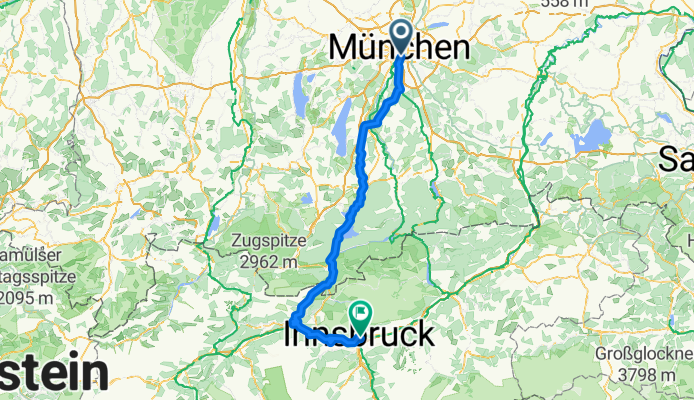 Innsbruck über Mittenwald