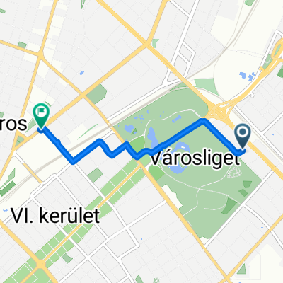 Erzsébet királyné útja to Lehel utca