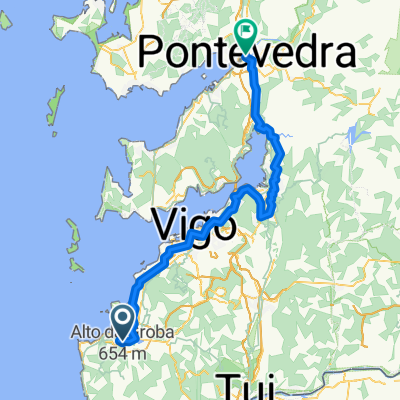 Rúa das Areas to Rúa Real