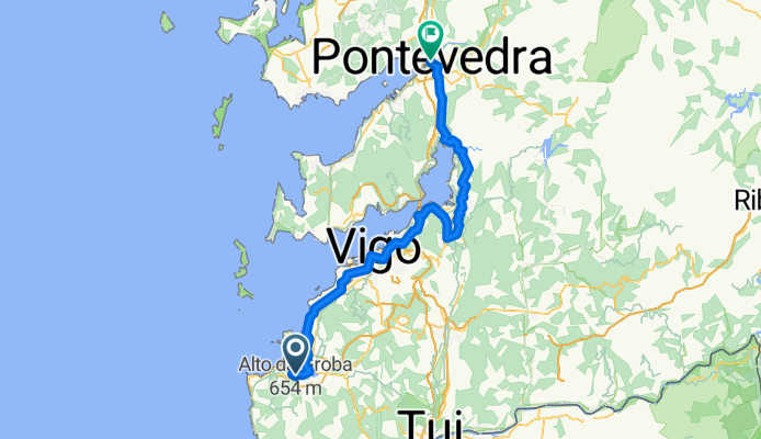 Rúa das Areas to Rúa Real