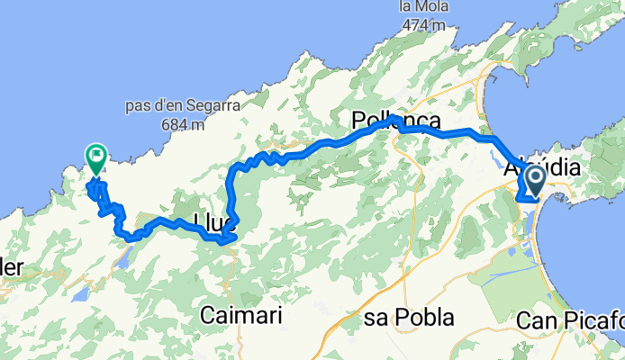Route to Sa Calobra