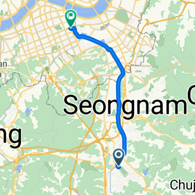 수내동, 성남시에서 대치동, 서울특별시까지