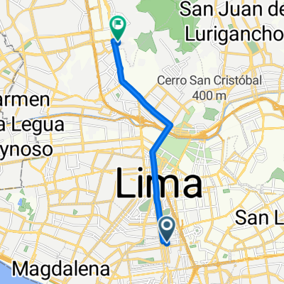 De Avenida Ignacio Merino a Avenida Los Ficus