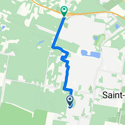 Rue de Saratoga, St-Lazare to Côte St-Charles, St-Lazare