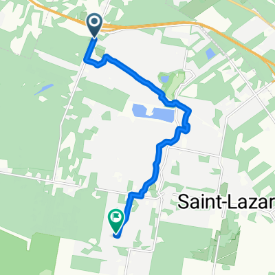 Côte St-Charles, St-Lazare to Rue de Saratoga, St-Lazare