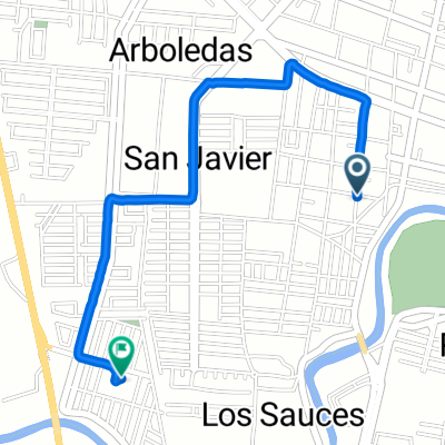 Calle San Ramón, Salamanca a Calle Estancia de Mancera Sur, Salamanca