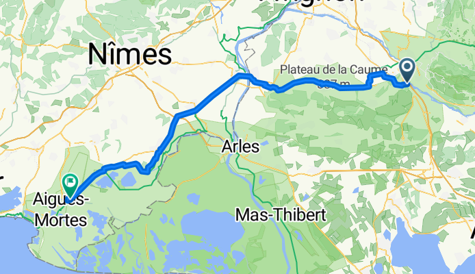 Orgon - Aigues-Mortes