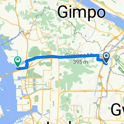 Route from Dongyang-dong 617-5