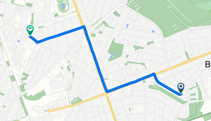 Drusenheimer Weg, Berlin nach Daimlerstraße, Berlin