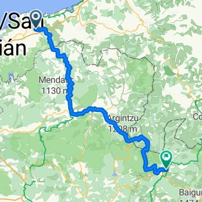 From Irun to Burguete