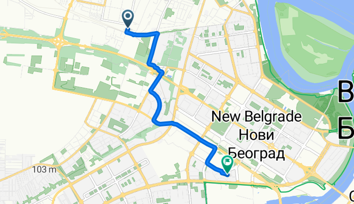 Синише Гајина, Belgrade to Jurija Gagarina, Belgrade