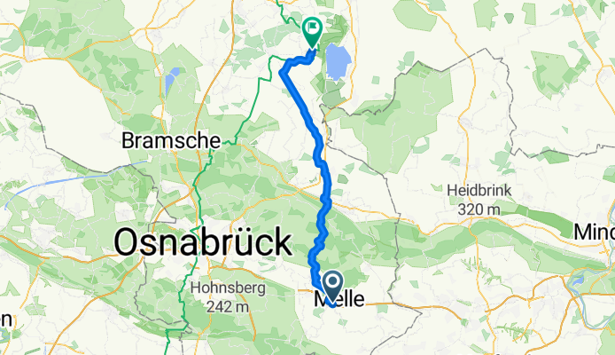 Wittenauer Straße, Melle nach Dümmerstraße, Damme