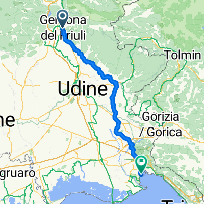 Von Gemona del Friuli bis Monfalcone